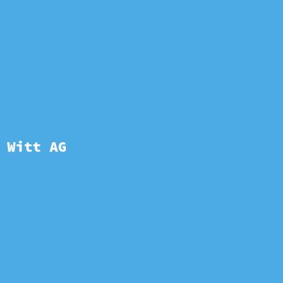Hersteller: Witt AG