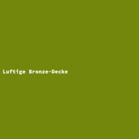 Luftige Bronze-Decke