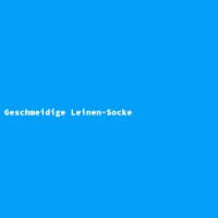Geschmeidige Leinen-Socke