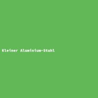 Kleiner Aluminium-Stuhl