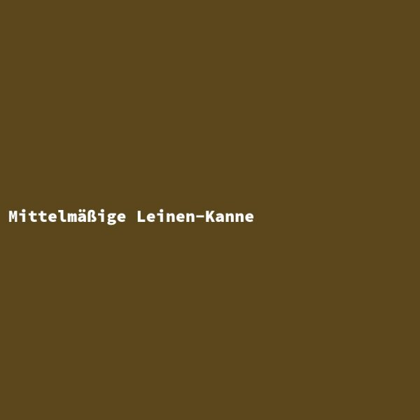 Mittelm&auml;&szlig;ige Leinen-Kanne