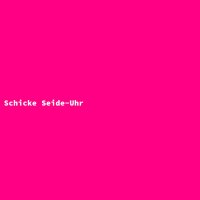 Schicke Seide-Uhr
