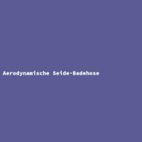 Aerodynamic Silk Swim Trunks