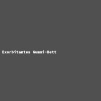 Exorbitantes Gummi-Bett