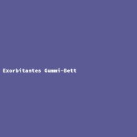 Exorbitantes Gummi-Bett