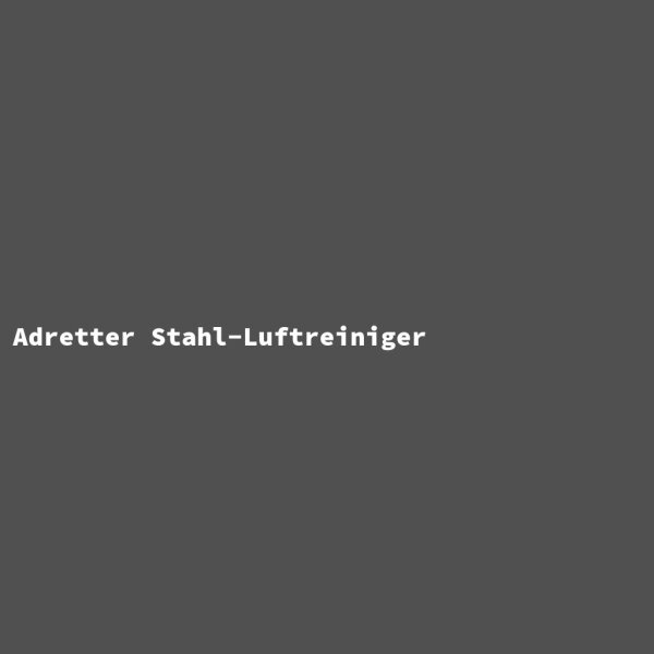 Adretter Stahl-Luftreiniger