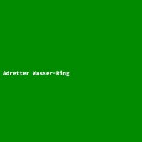 Adretter Wasser-Ring